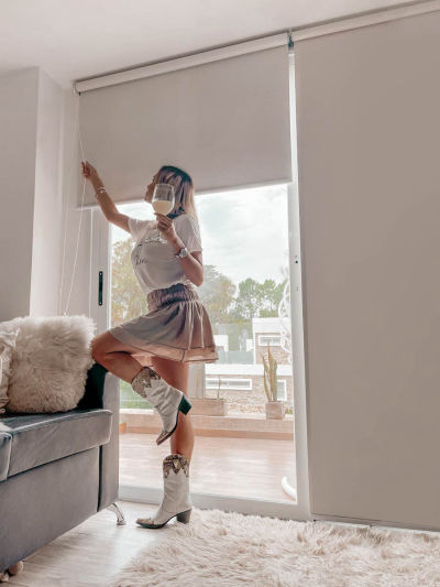 Cortinas Roller blackout y sunscreen